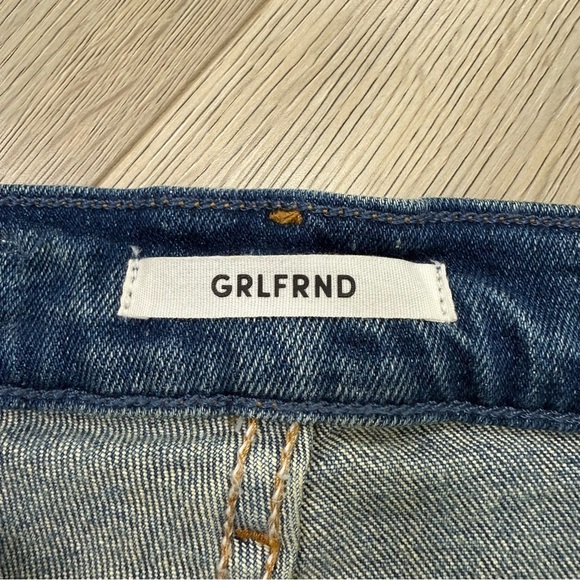 GRLFRND Karolina High Waisted Cropped Skinny Jeans in Sixpence Size 25 - Picture 8 of 13